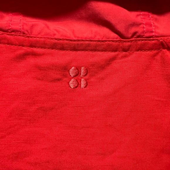 Sweaty Betty Nomad Pullover, hoodie jacket, tulip red, linen & organic cotton, S - Picture 15 of 15